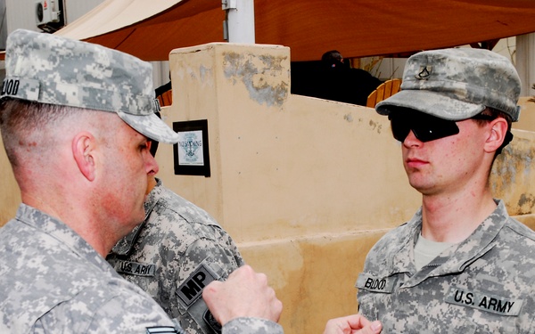 Father promotes son during surprise visit to CNS