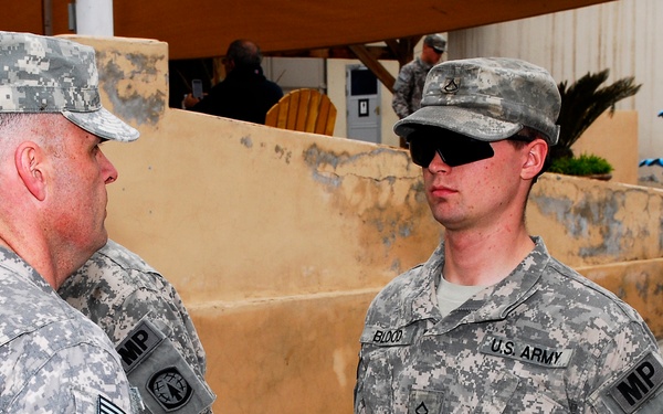 Father promotes son during surprise visit to CNS