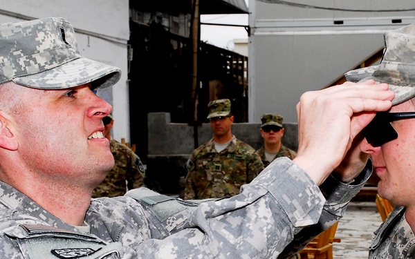 Father promotes son during surprise visit to CNS