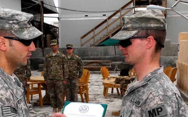 Father promotes son during surprise visit to CNS