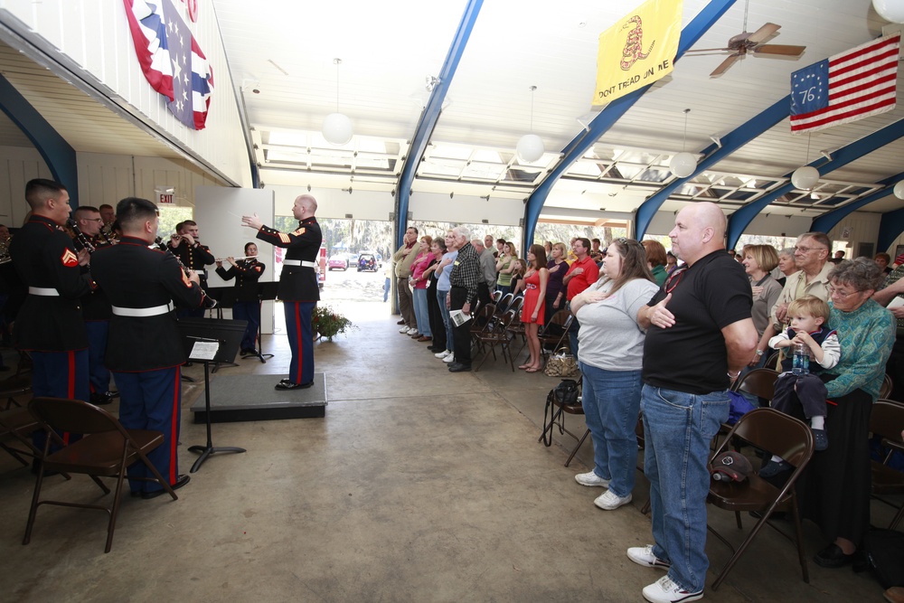 2nd MAW Band performs at national battlefield: Marines honor key Revolutionary War victory with music