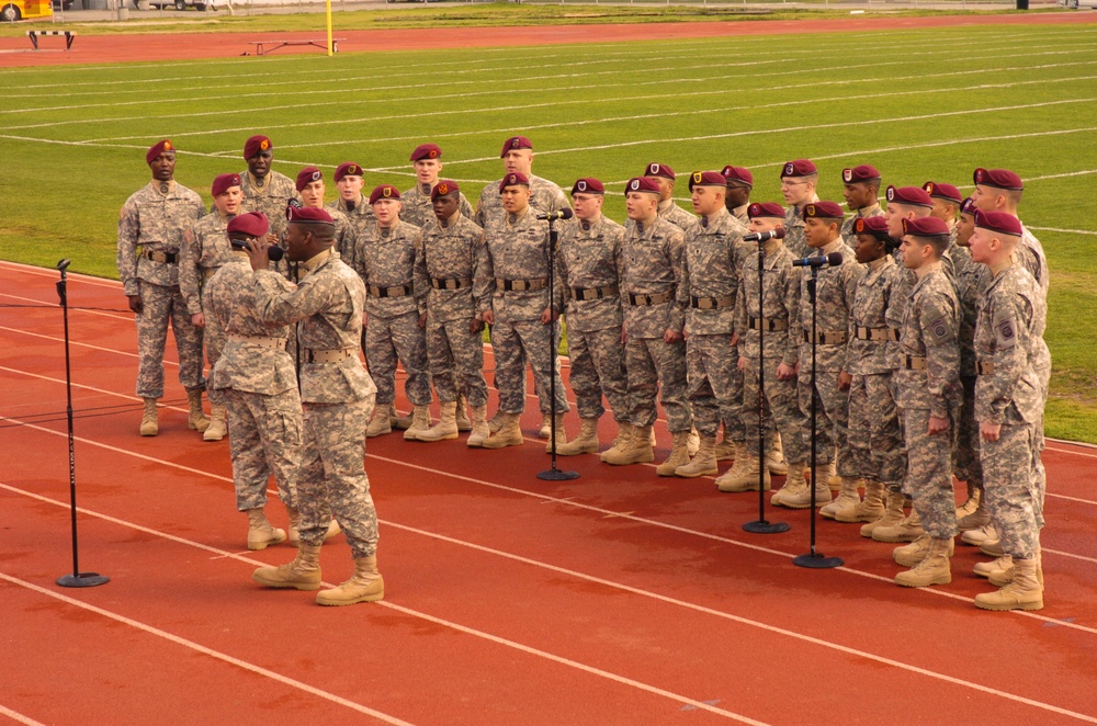 82nd Airborne Chorus performs at Urban Invitational