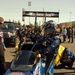 Antron Brown climbs in