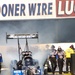 Antron Brown burns rubber at Pomona