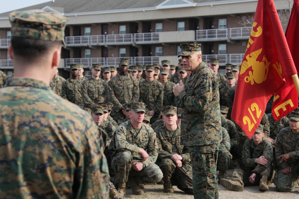 22nd MEU Marines Recieve Honors