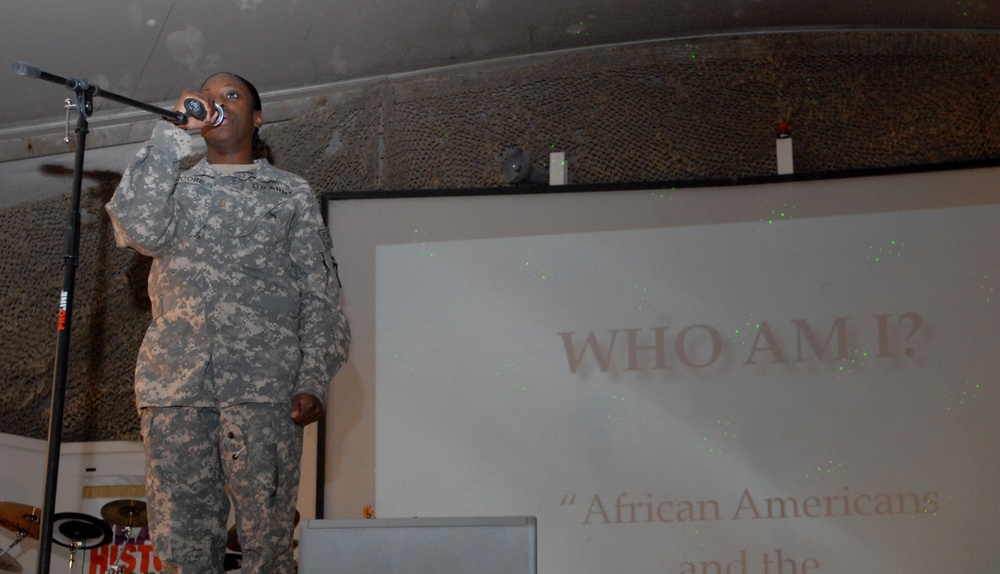 Service members, civilians celebrate Black History Month