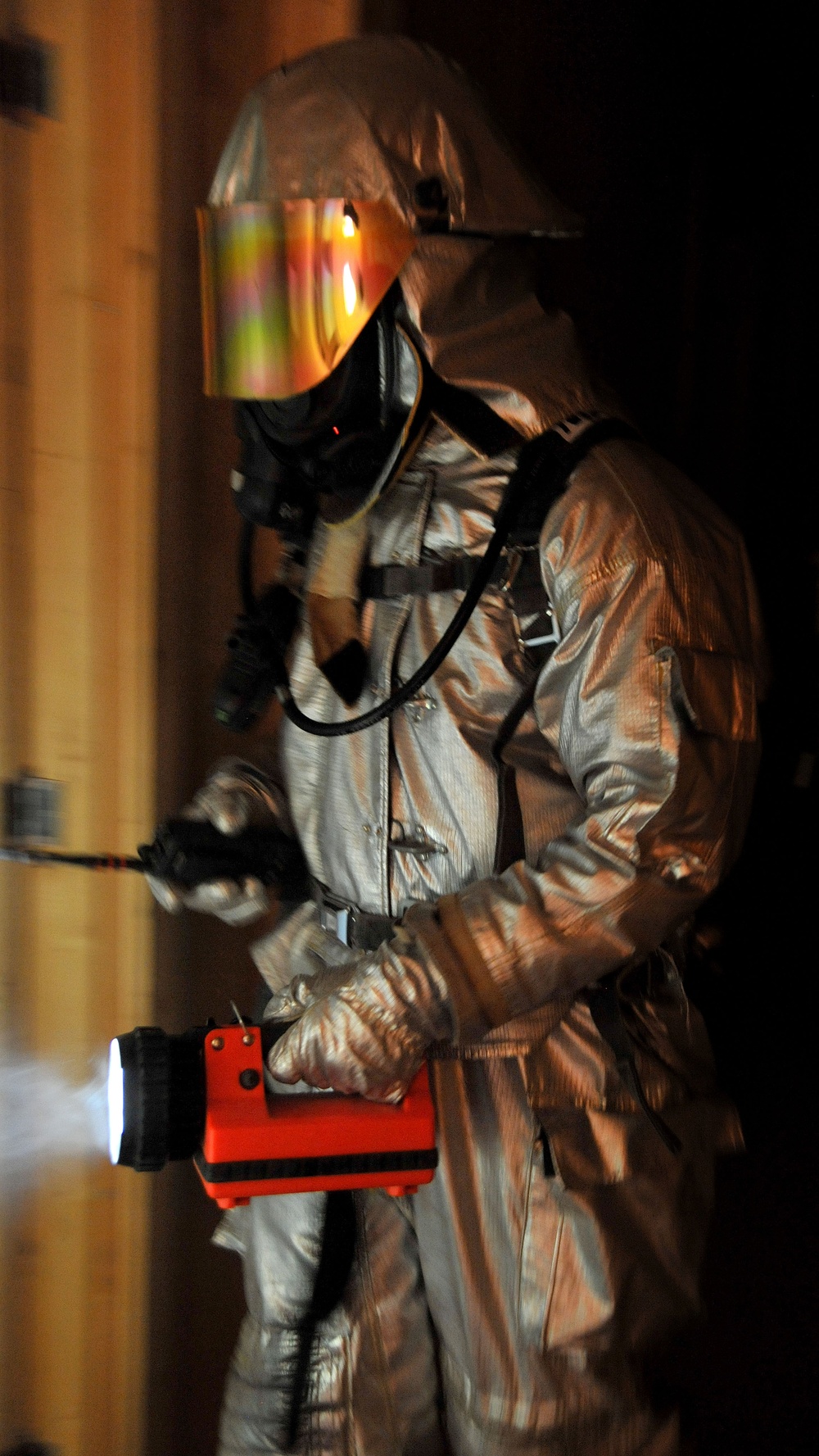 Air Force firefighters stay ready to fight any blaze in Iraq