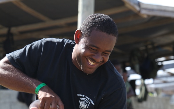 A little martial arts between friends