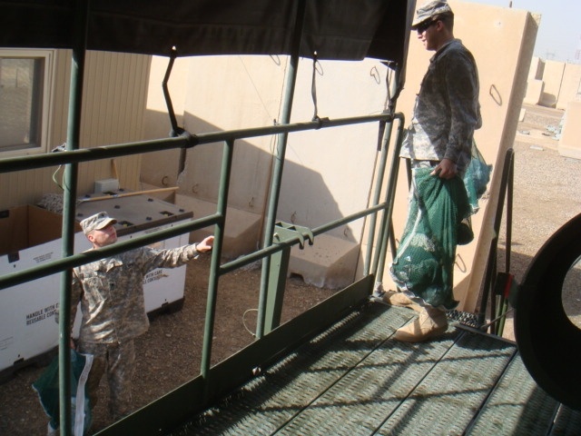 Quartermasters Conduct Laundry Mission at JSS War Paint