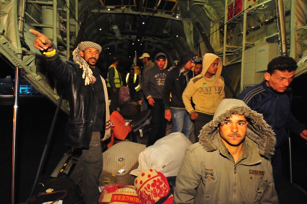 Ramstein Units Partner to Help Evacuees From Libyan Conflict