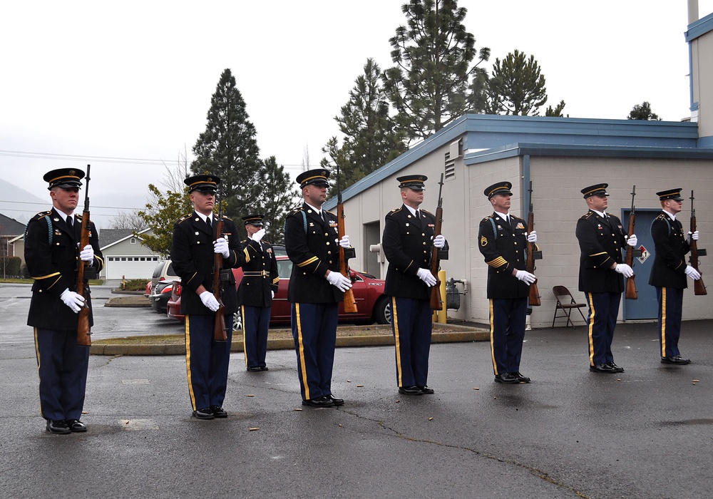 Memorial service in Oregon