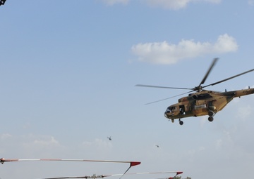 Iraqi military relocates choppers after US contract ends