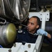 Ronald Reagan sailor conducts maintenance