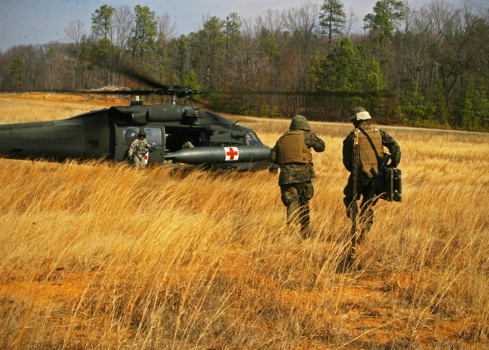 Every minute counts: A casualty evacuation