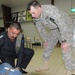 Iraqi River Patrol get first aid refresher
