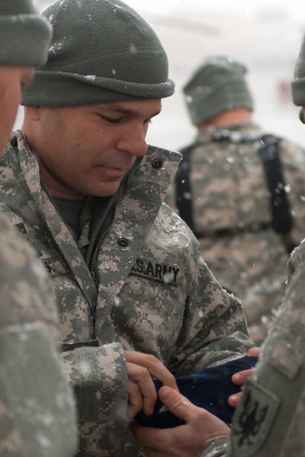 New York’s Ground Zero flag brings coalition troops together