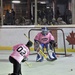 All-female floor hockey team battles NHL greats