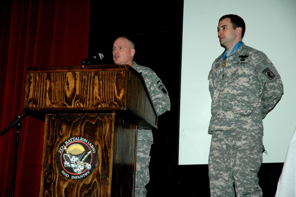173rd ABCT says 'Goodbye' to MoH recipient Giunta