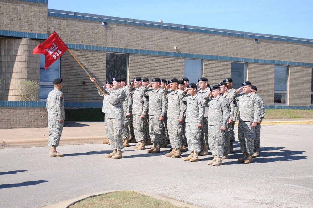 Soldiers participate in ribbon cutting ceremony
