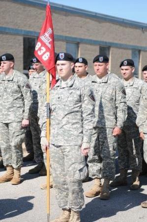 Soldiers participate in ribbon cutting ceremony