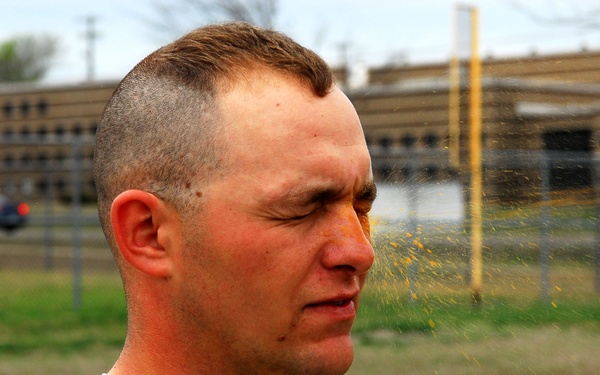 MPs train with pepper spray