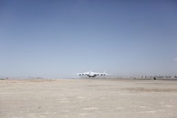 Antonov An-225 touches down at Camp Bastion, Afghanistan