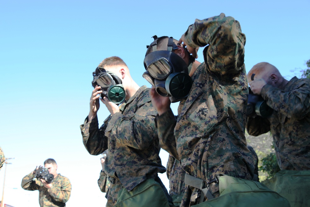Marines breathe easy after chemical training