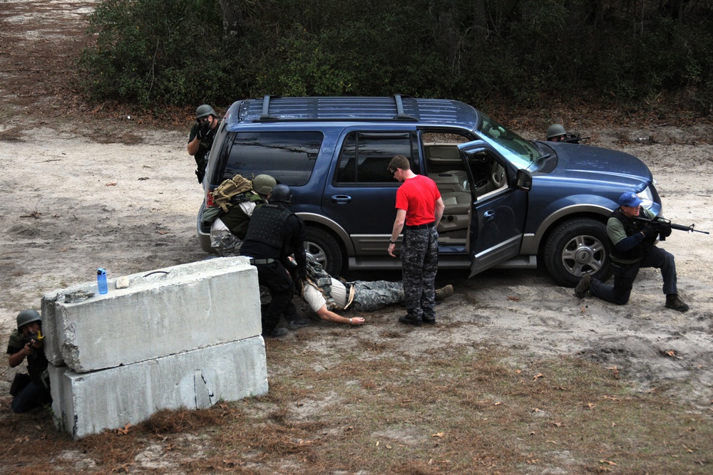 Camp Blanding Joint Training Center provided training facilities to Florida Regional Fugitive Task Force members