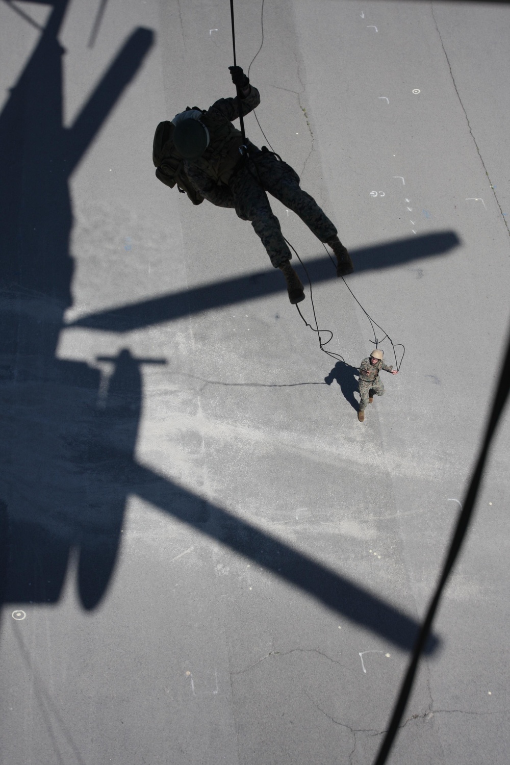 Infantry Marines take flight