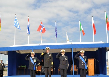 Change of Command at HQ MC Naples
