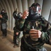 Unit drills with gas mask