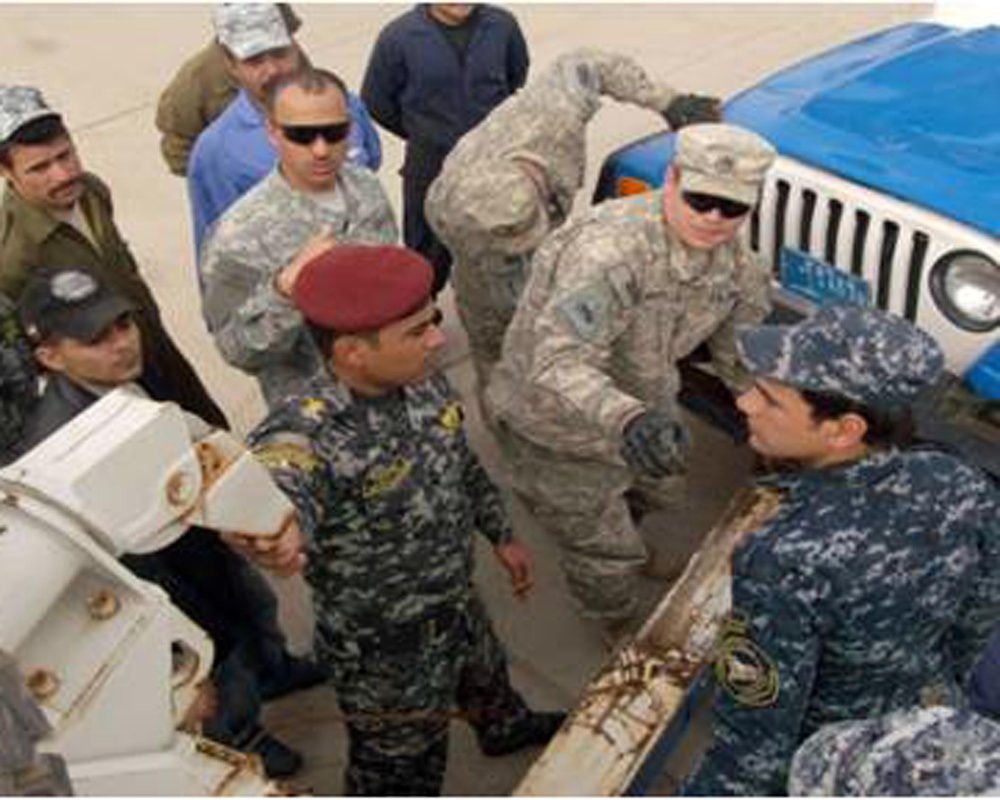 USD-C “Lifeline” Battalion advises  Iraqi Federal Police on vehicle recovery operations