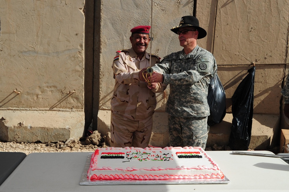 Ribbon Cutting at FOB Kalsu