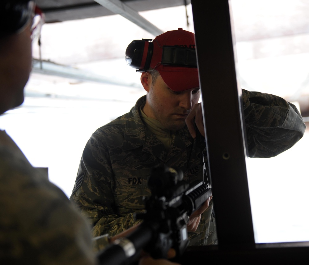 Combat arms training and maintenance instructors prepare Airmen for deployment