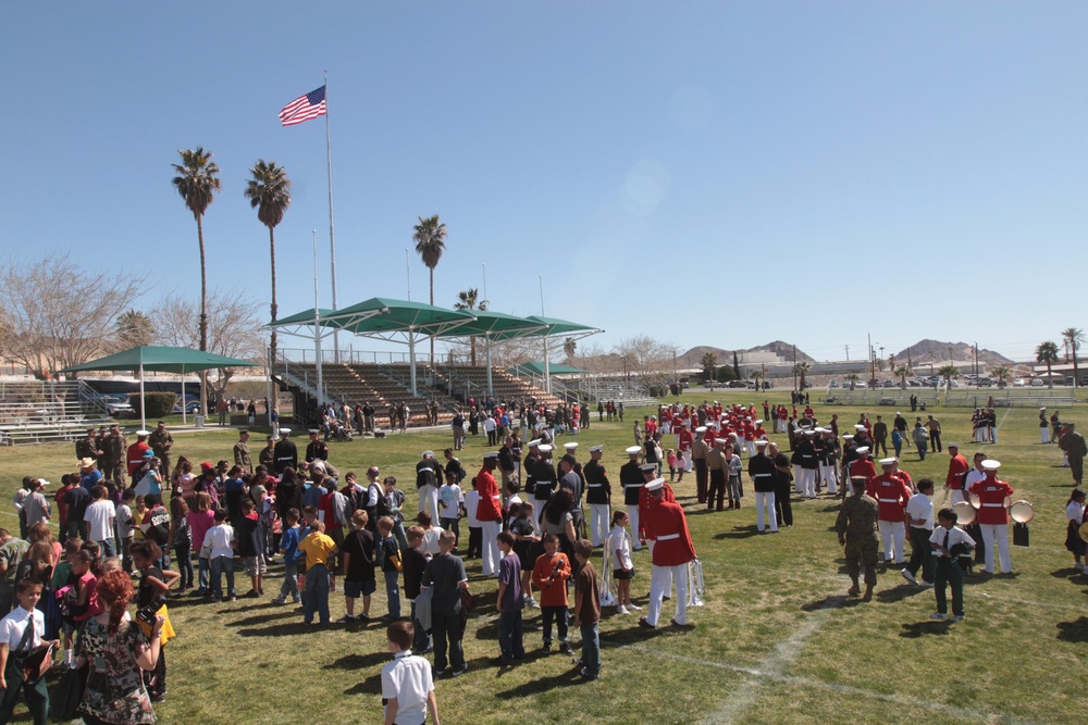 Battle Colors dazzle Combat Center