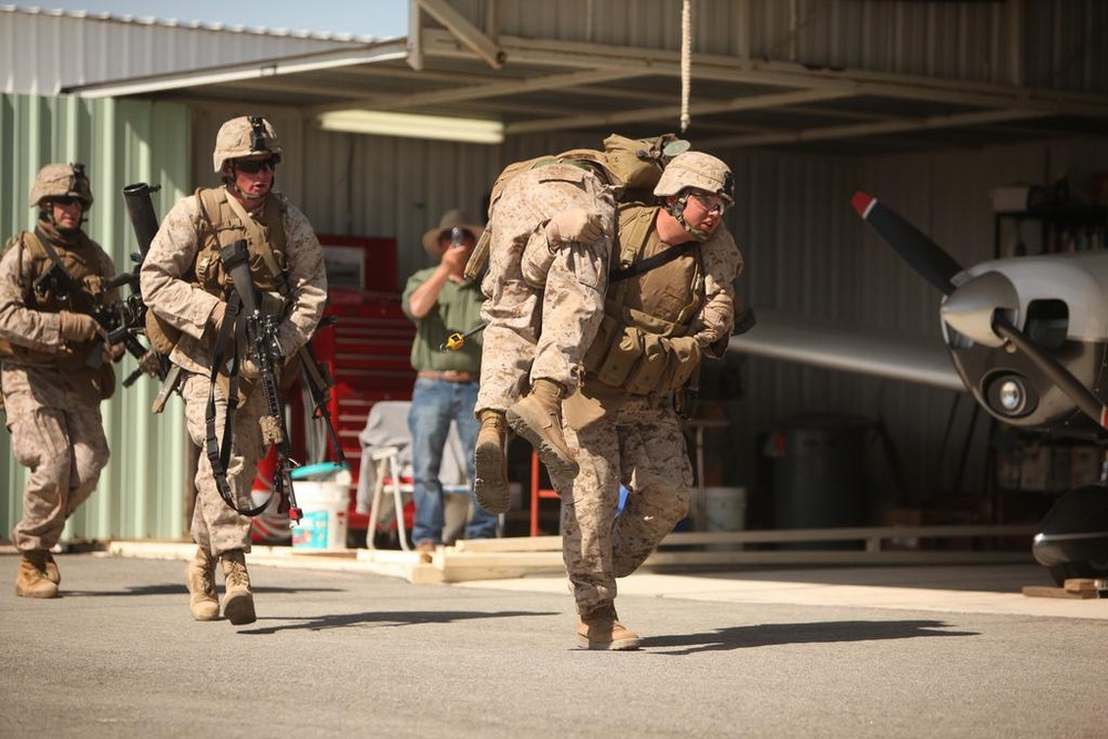 2/7 Marines seize Twentynine Palms Airport