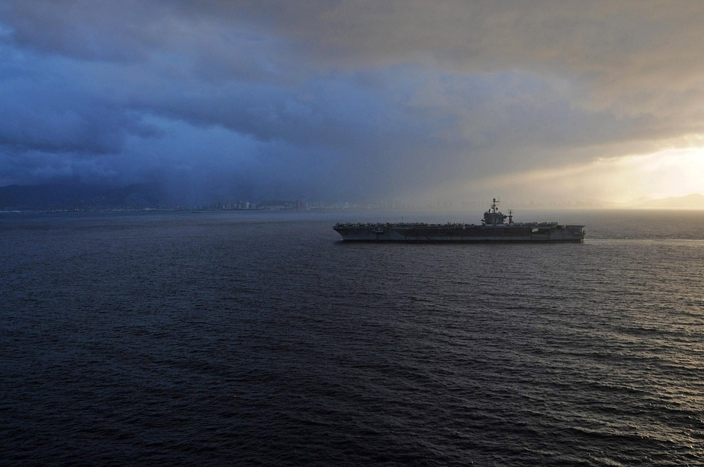 USS Abraham Lincoln Action