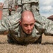 Hansen pumps out the push ups