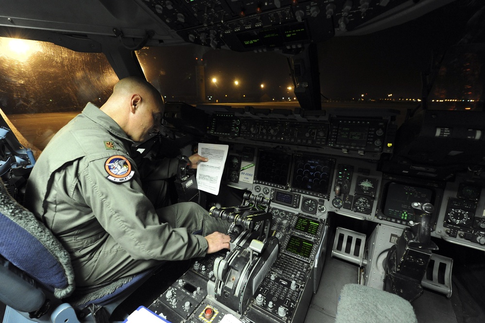 March Air Reserve Base Airmen prepare supplies for Japan tsunami relief