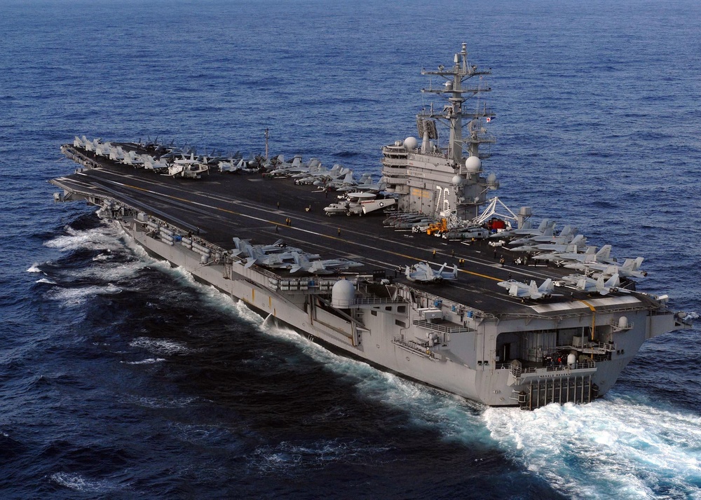 USS Ronald Reagan Transits the Pacific