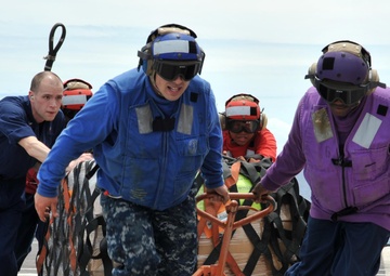 USS Blue Ridge Departs Singapore to Provide Support in Japan