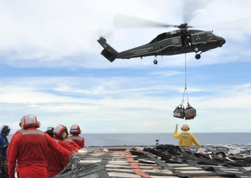 USS Blue Ridge Departs Singapore to Provide Support in Japan