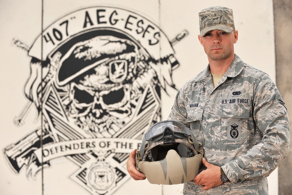Airman looks to save face