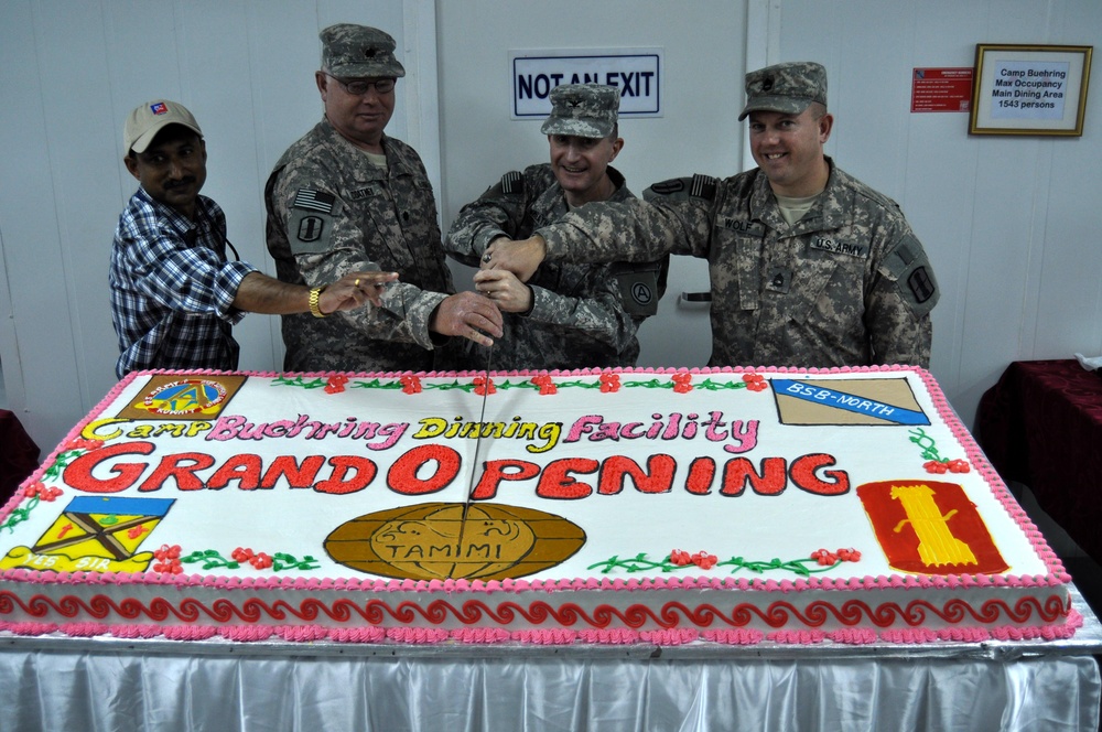 201st oversees opening of new DFAC