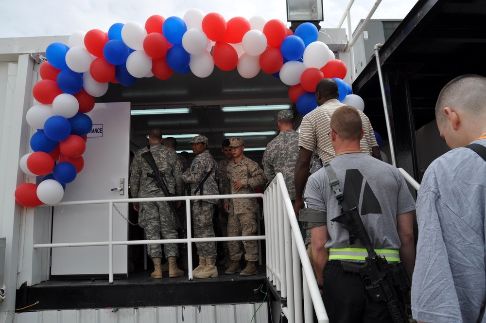 201st oversees opening of new DFAC