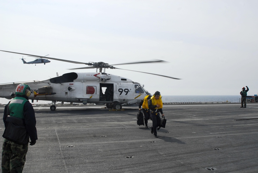 USS Ronald Reagan ready to provide tsunami relief