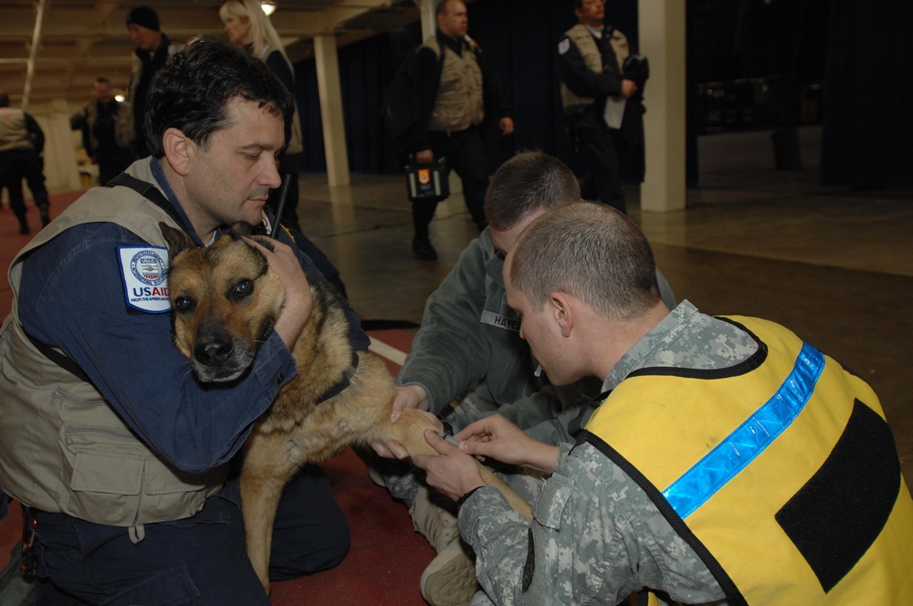 US Navy provides tsunami relief