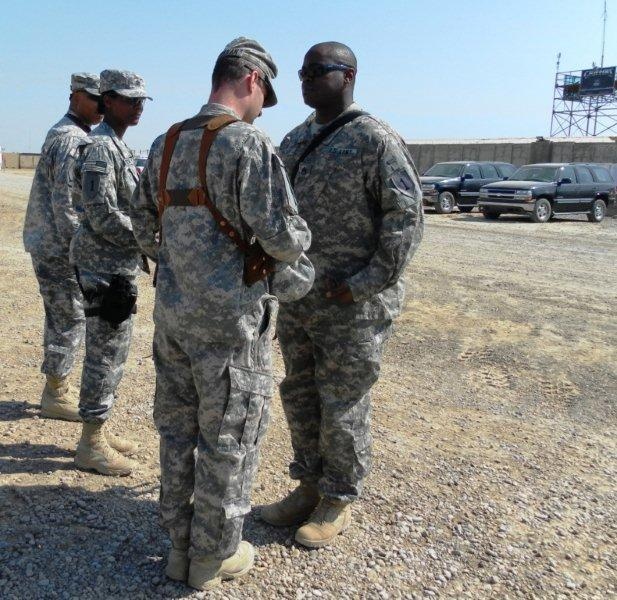 ‘Griffin’ leadership promotes two non-commissioned officers in Iraq