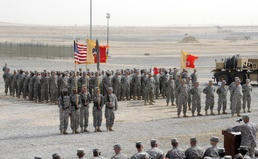230th Sustainment Brigade assumes Sustainment Authority in Kuwait
