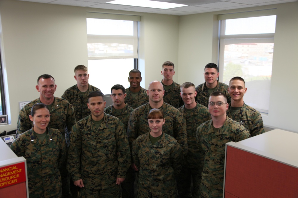 Comptrollers: Funding the 1st MLG mission